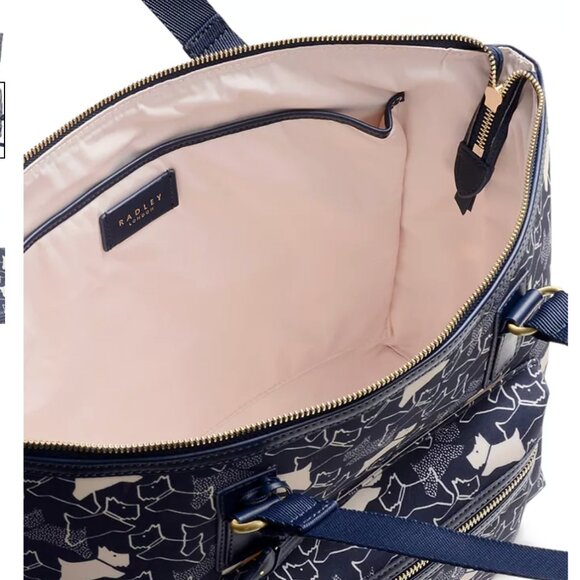 Radley London Women's Texture Dog Large Ziptop Tote Bag - Picture 3 of 6